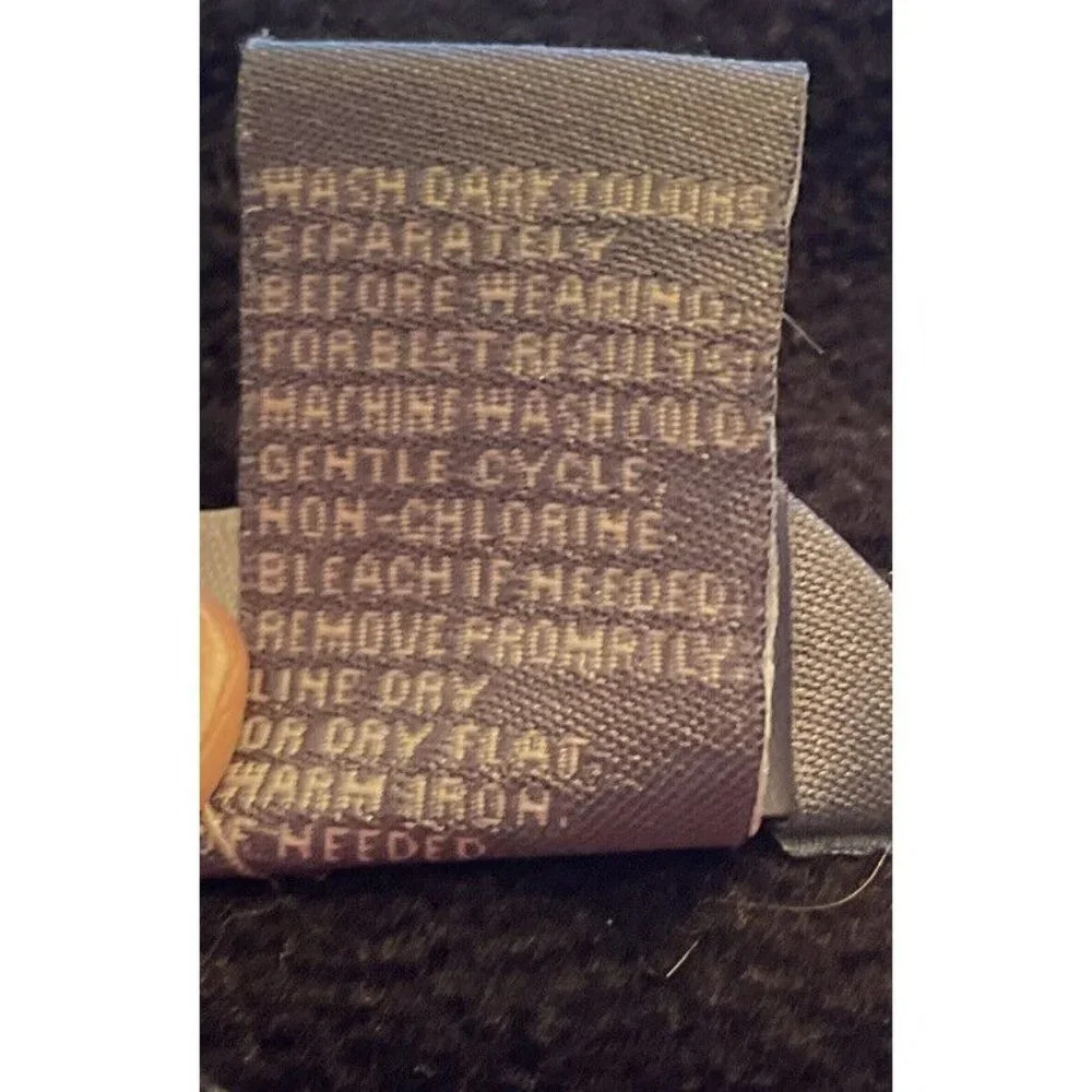 Koret Chambray Button Jacket Multi Color Ribbon D… - image 7